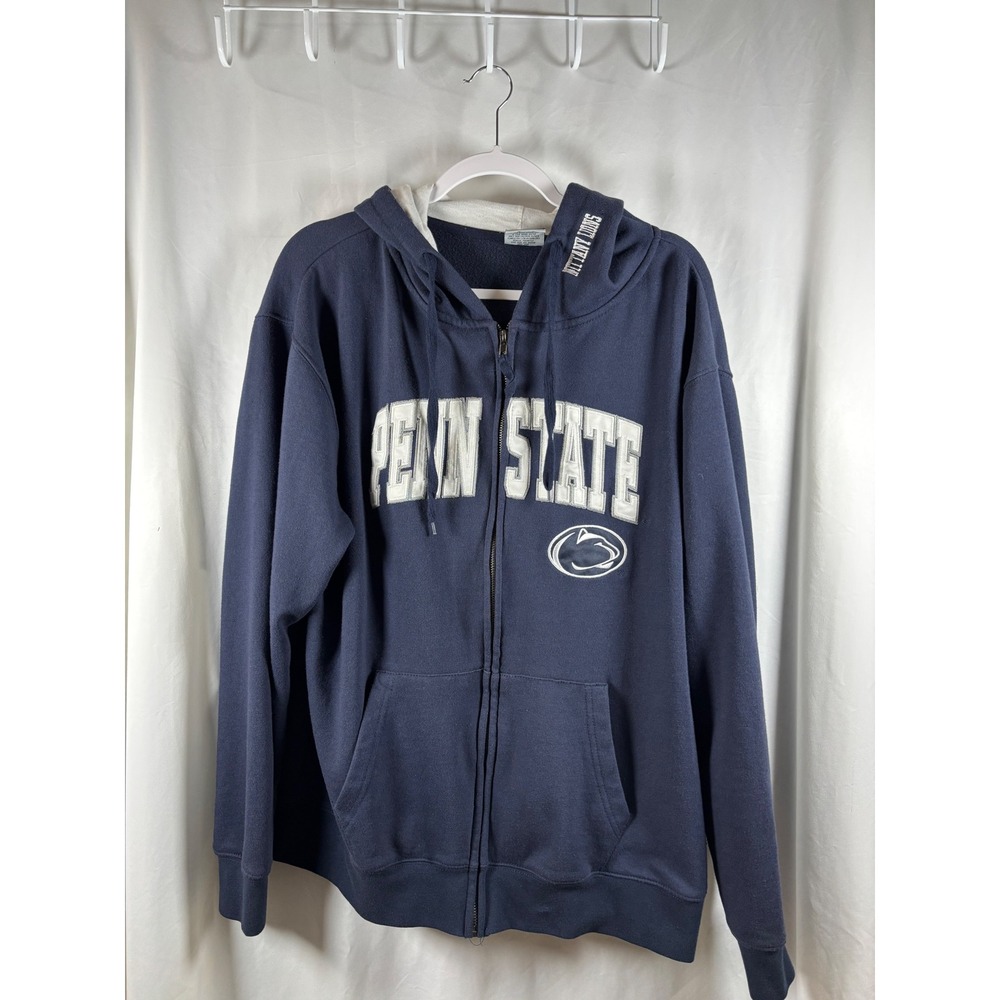 Stadium Athletics Penn State Nittany Lions Zip Hoodie Sweatshirt Mens XL‎ Navy